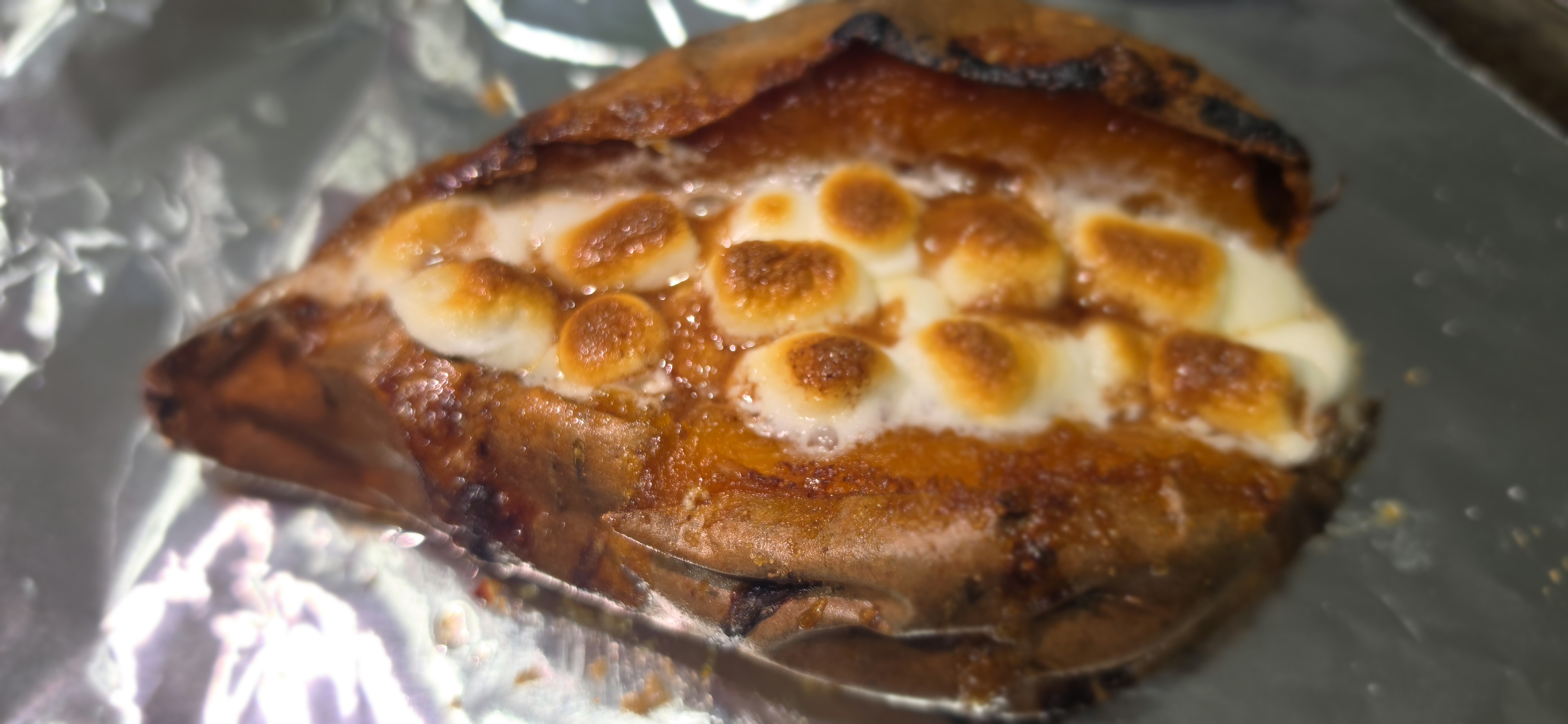 Sweet and Savory Orchard baked potato